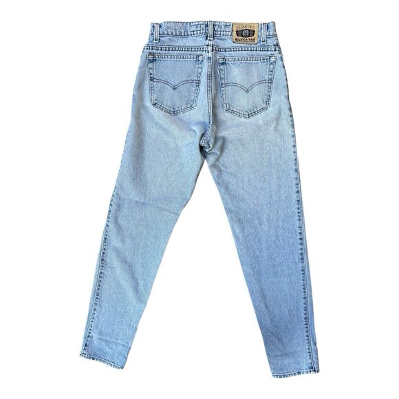 Vintage Levi’s SilverTab Jeans 28x33 Light Wash Button Fly Made USA 1991 - Picture 2 of 10